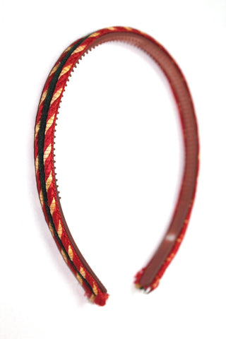 The Hairklip Red Ethnic Hairband