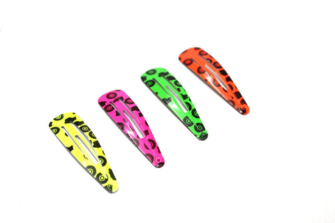 The Hairklip Multicolor Curved Tictac Set