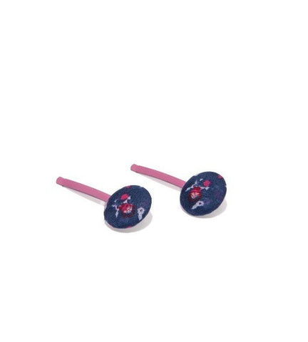 The Hairklip Blue Floral Lollypop Tictac