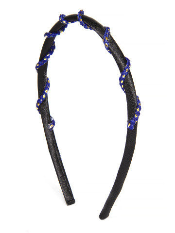 The Hairklip Black Wrapped Hairband