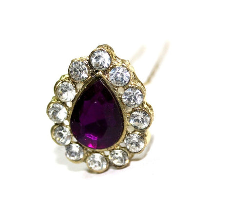 The Hairklip Purple Drop Wedding Juda Pin