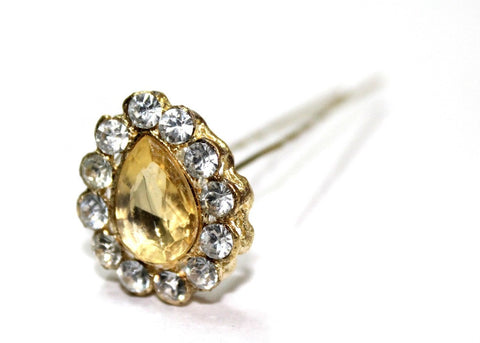 The Hairklip Gold Drop Wedding Juda Pin
