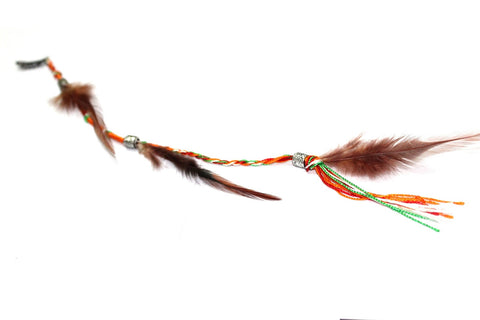 The Hairklip Brown Feather Hair Extension