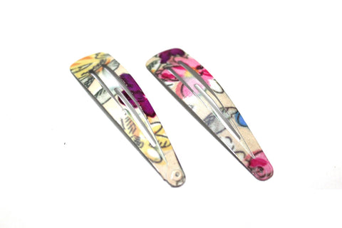 The Hairklip Multi Floral Print Tictac